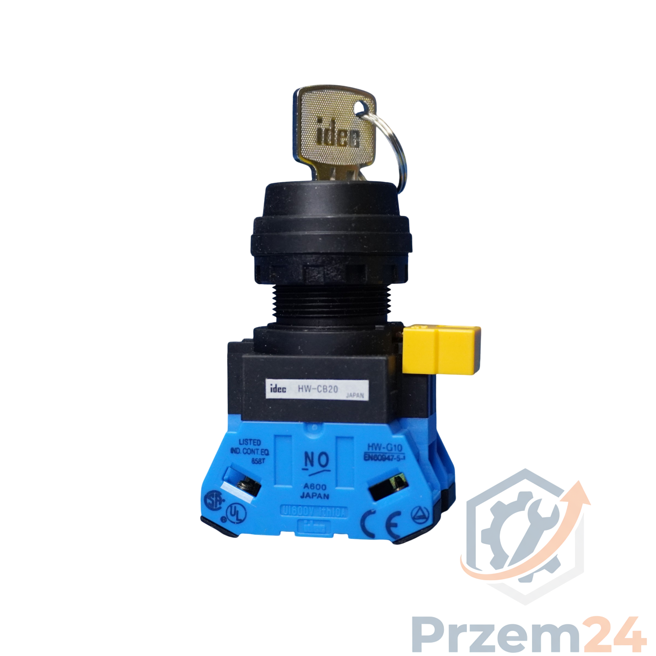 IDEC-HW1K2B20-Przełącznik-selektora-obsługiwany-kluczem