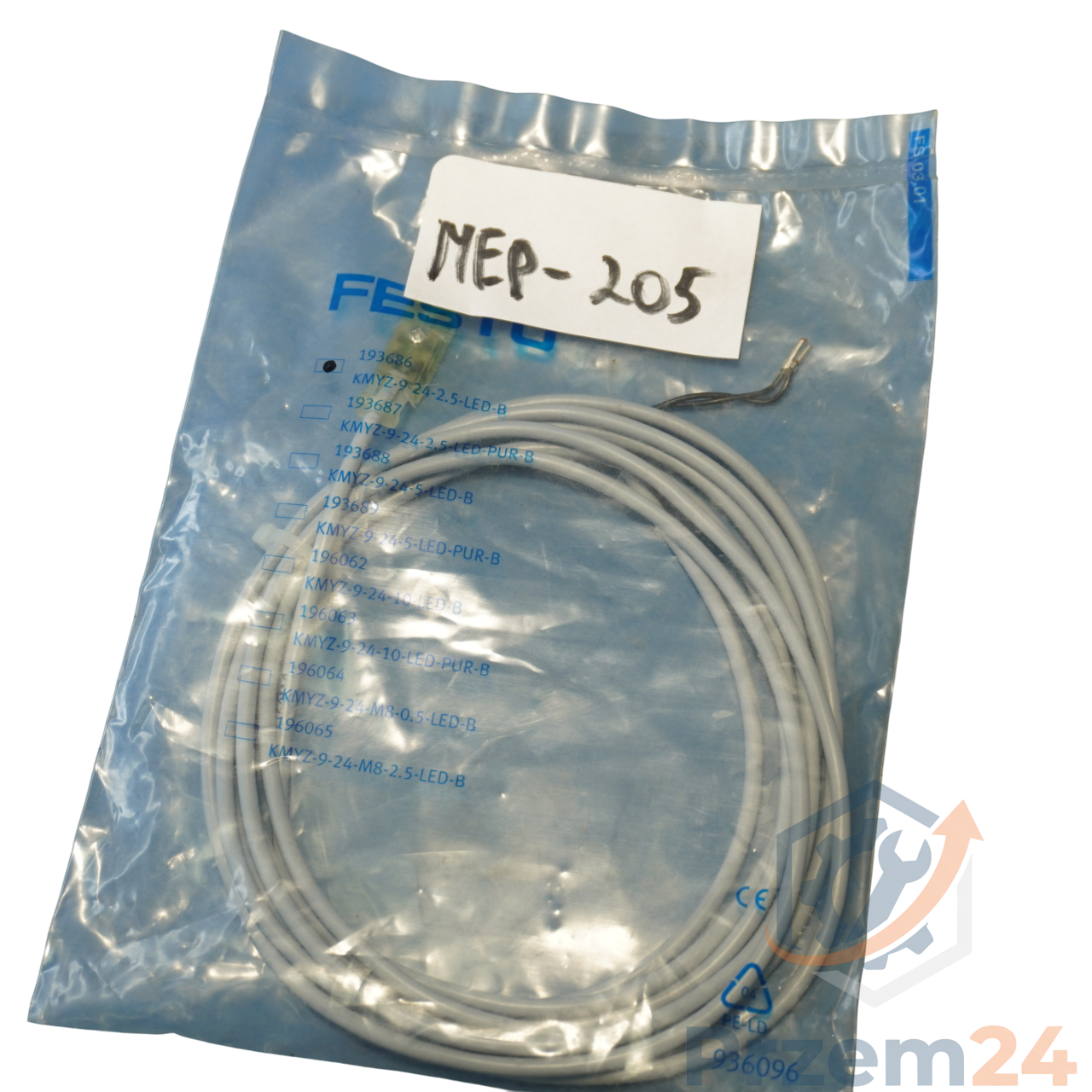 FESTO-KMYZ9242.5LEDB-193686-Gniazdo-wtykowe-z-kablem