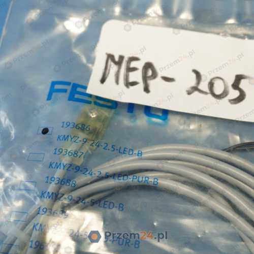 FESTO-KMYZ9242.5LEDB-193686-Gniazdo-wtykowe-z-kablem-2