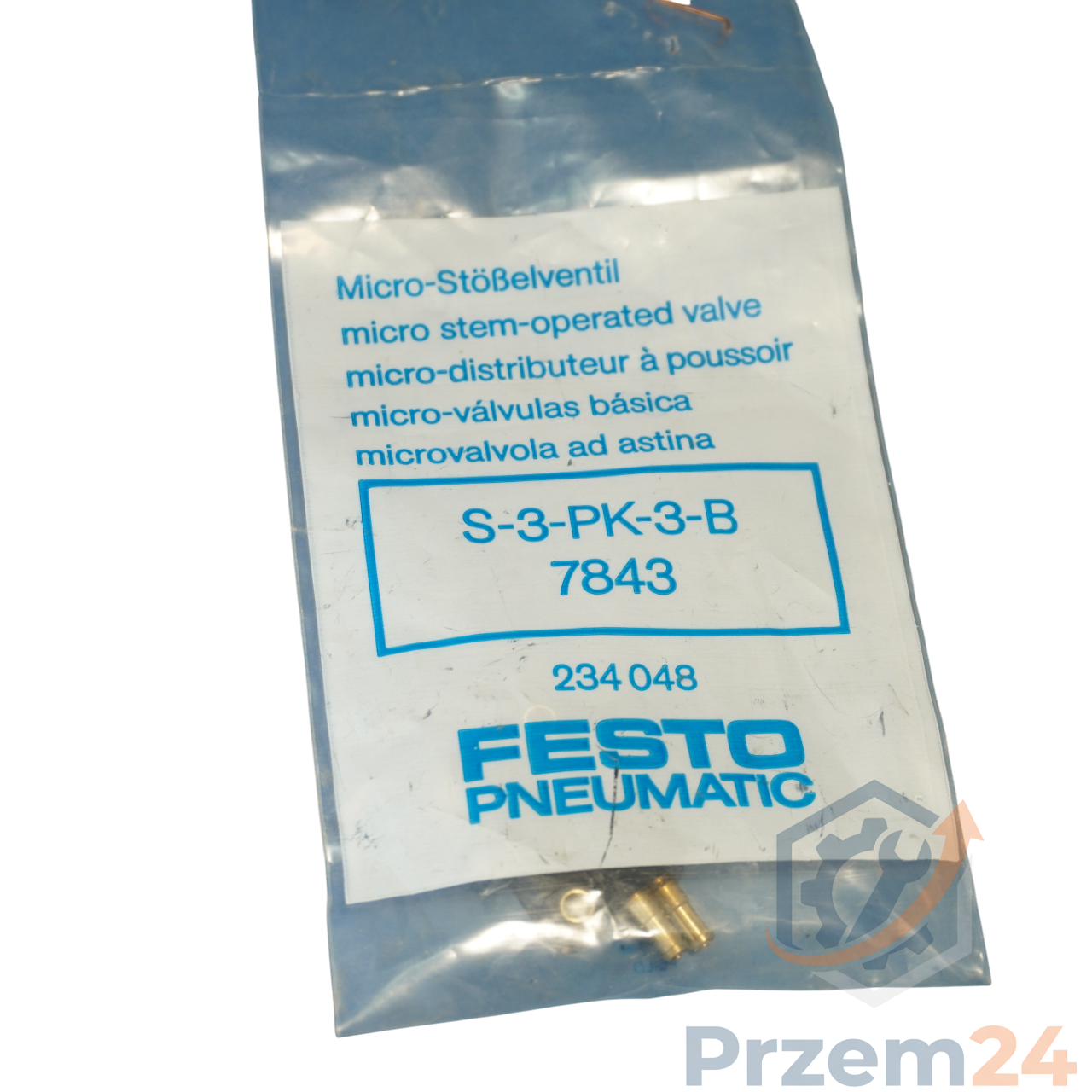 Festo-S3PK3B-7843-Mikrozawór-uruchamiany-trzpieniem