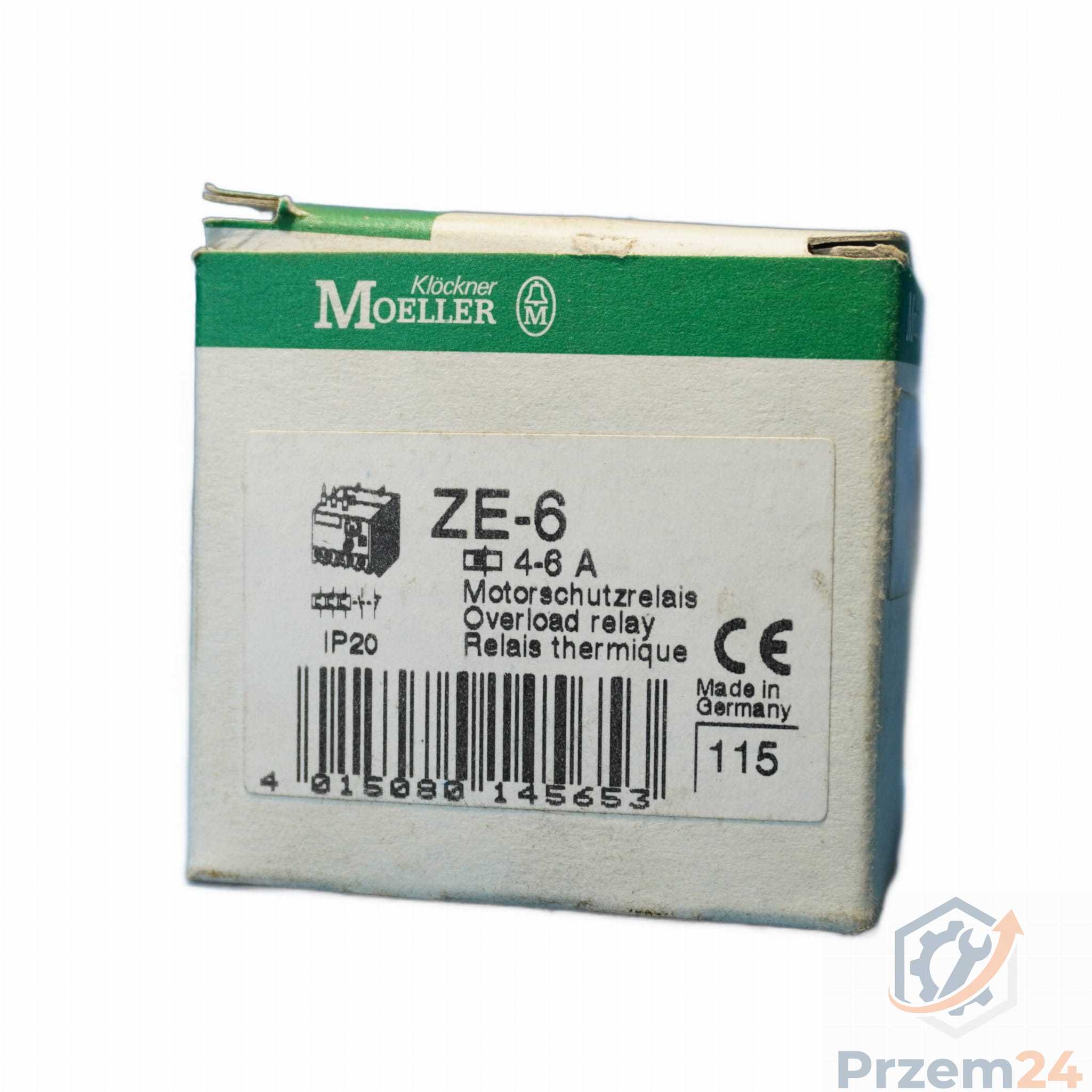 MOELLER-ZE6-ZE6-Przekaźnik-przeciążeniowy-46A-IP20