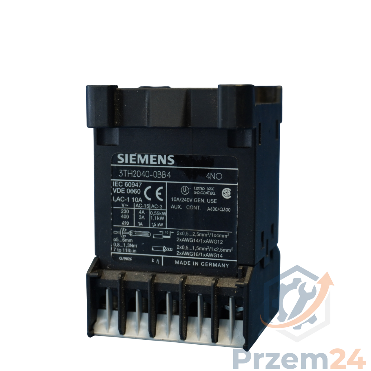 SIEMENS-3TH20400BB4-Przekaźnik-sterujący
