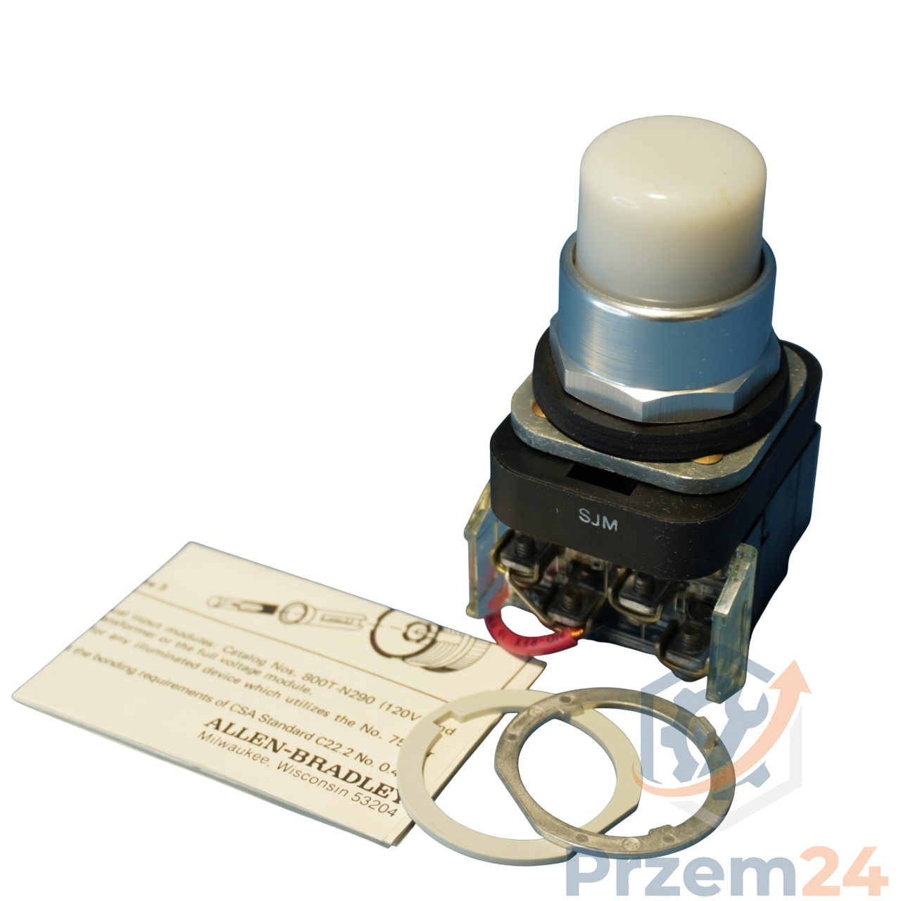 AllenBradley-800TPT16W-800TPT16-W-Przycisk-biały