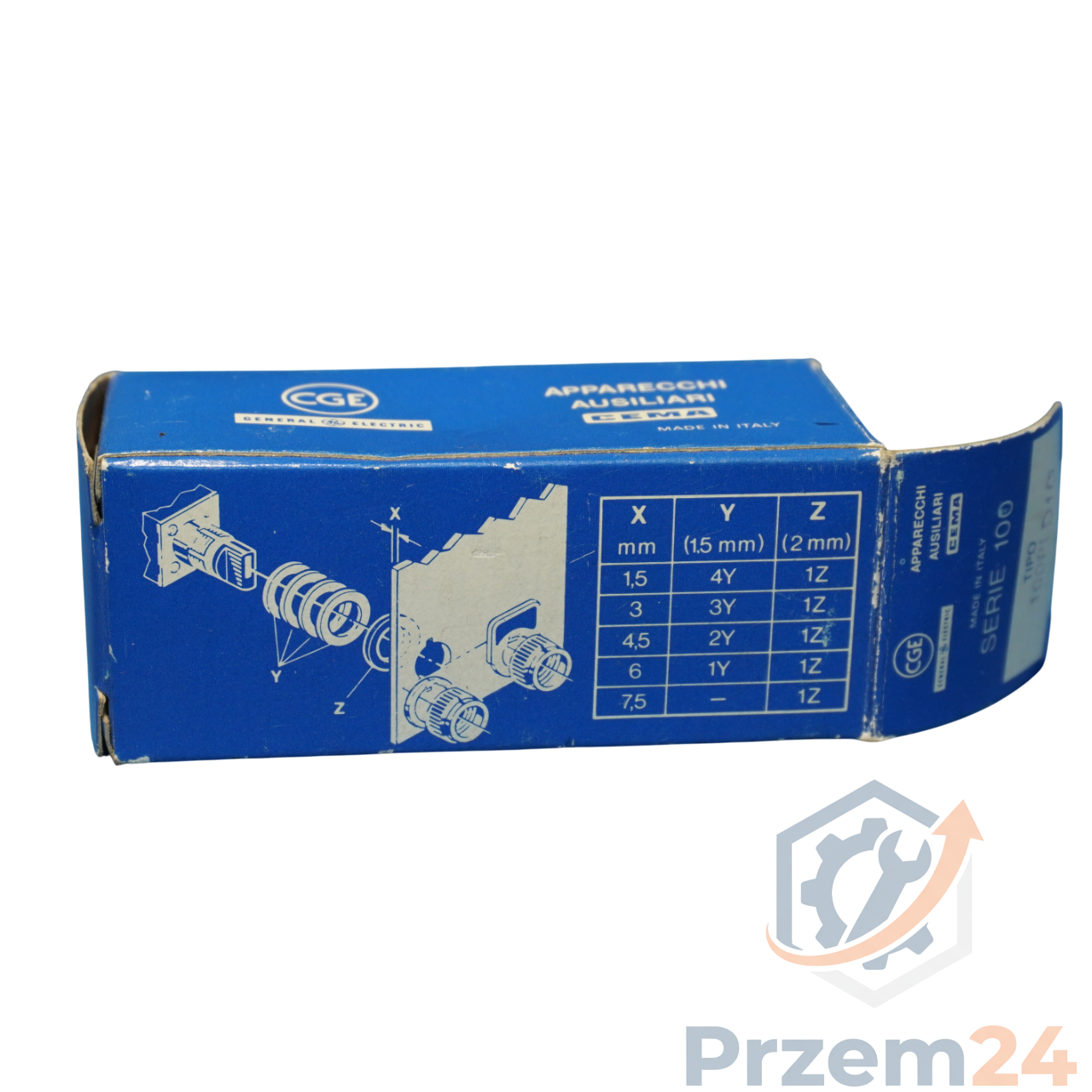 CEMA-100PLD1G-Przycisk-pomarańczowy-125VAC-DC-2W