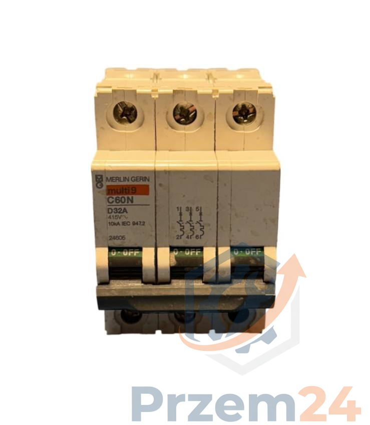 Merlin-Gerin-24605-Multi-9-C60N-D32A-Wyłącznik-nadprądowy-415V