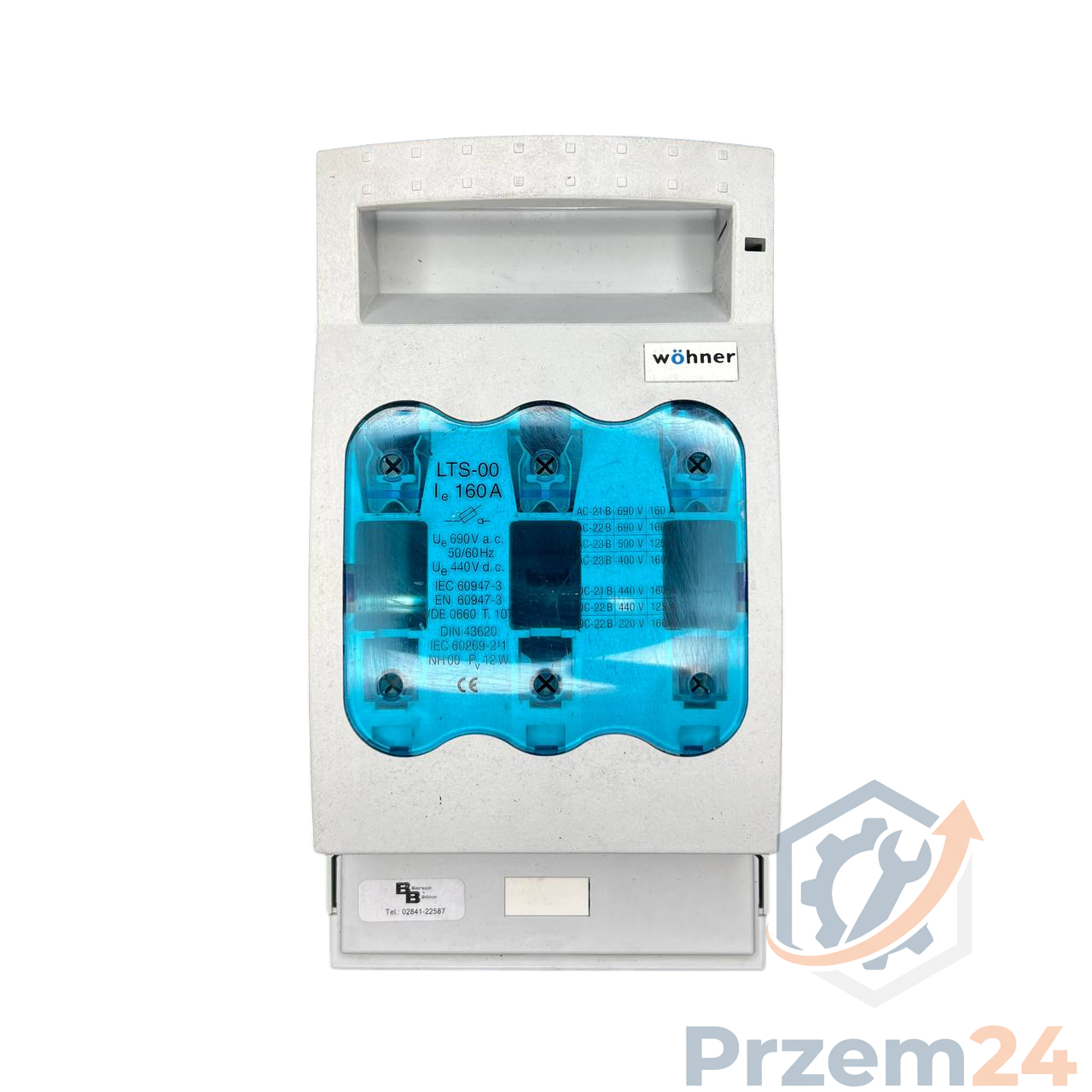 Wöhner-LTS00-LTS00-Rozłącznik-bezpiecznikowy-160A