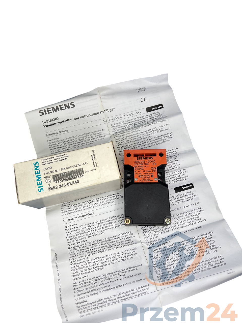 SIEMENS-3SE2-2430XX40-3SE22430XX40-Przełącznik-bezpieczeństwa