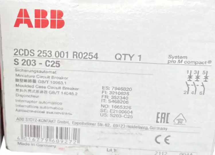 ABB-S203C25-2CDS253001R0254-2CDS-253-001-R0254-Wyłącznik-2