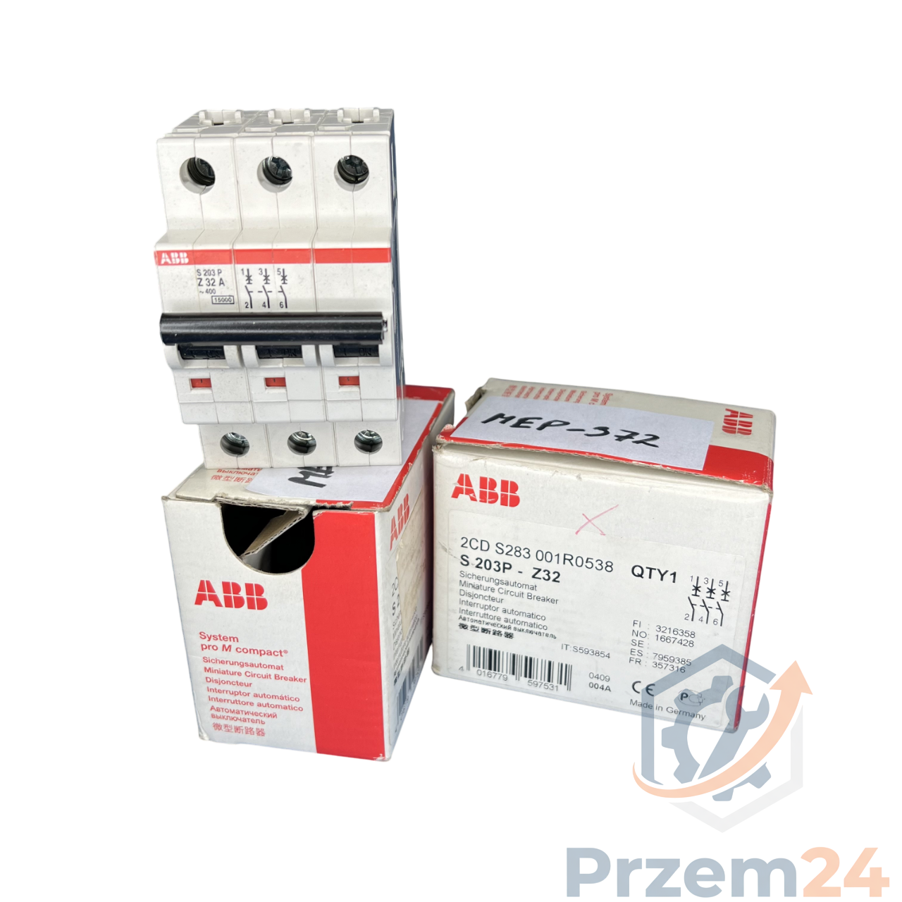 ABB-S203PZ32-2CDS283001R0538-2CD-S283-001R0538-Wyłącznik