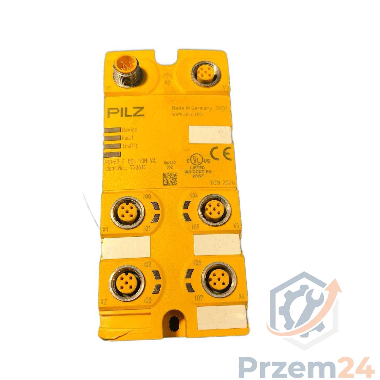 Pilz-773614-PDP67-F-8DI-ION-VA-Moduł-wejściowy-z-defektem