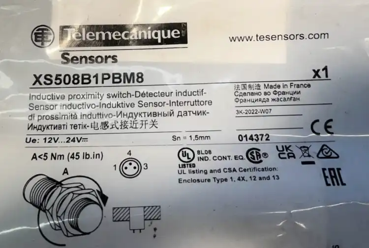 Telemecanique-XS508B1PBM8-Czujnik-indukcyjny-2