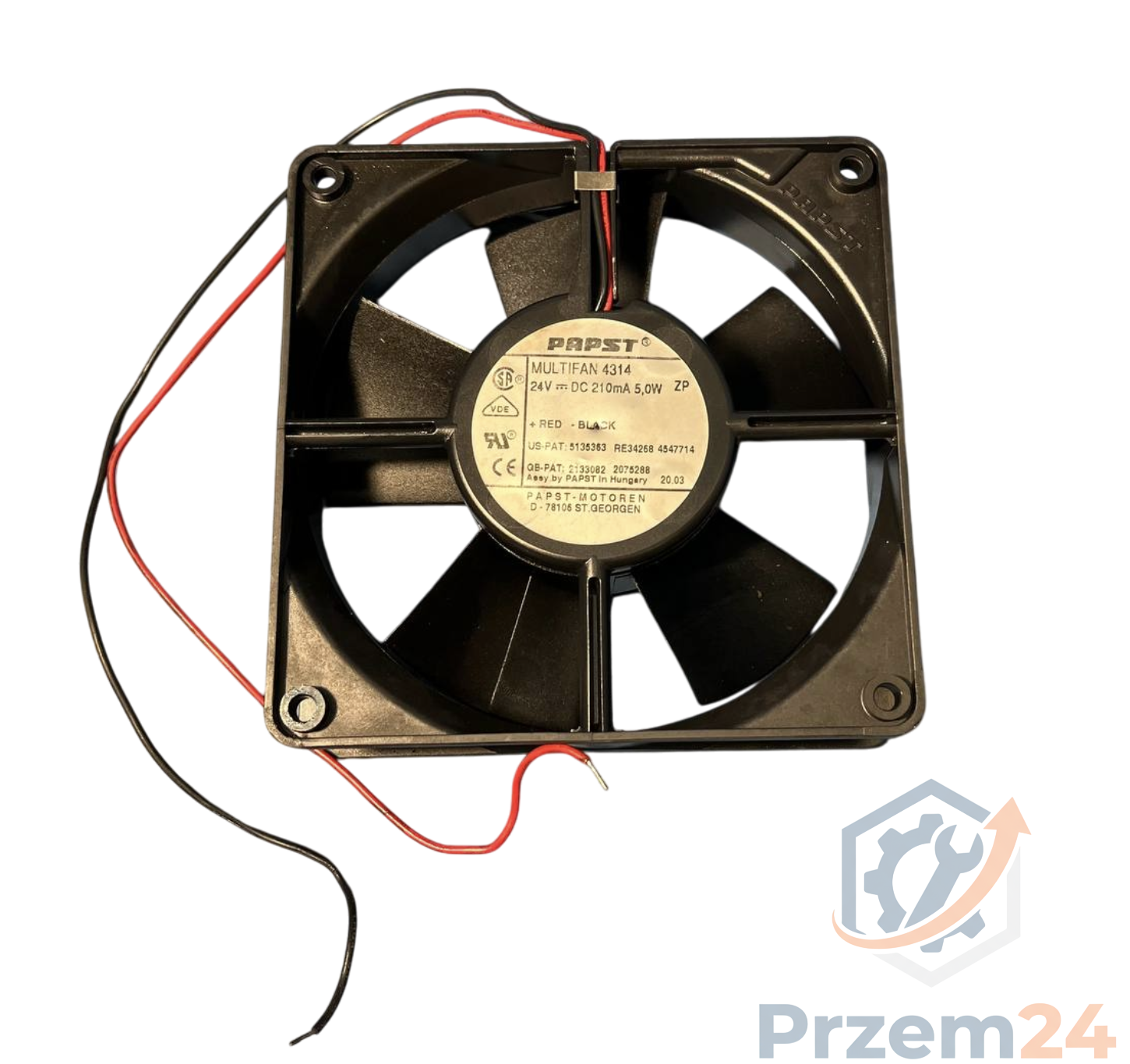 Papst-4314-Wentylator-osiowy-24VDC-5,0W-210-mA