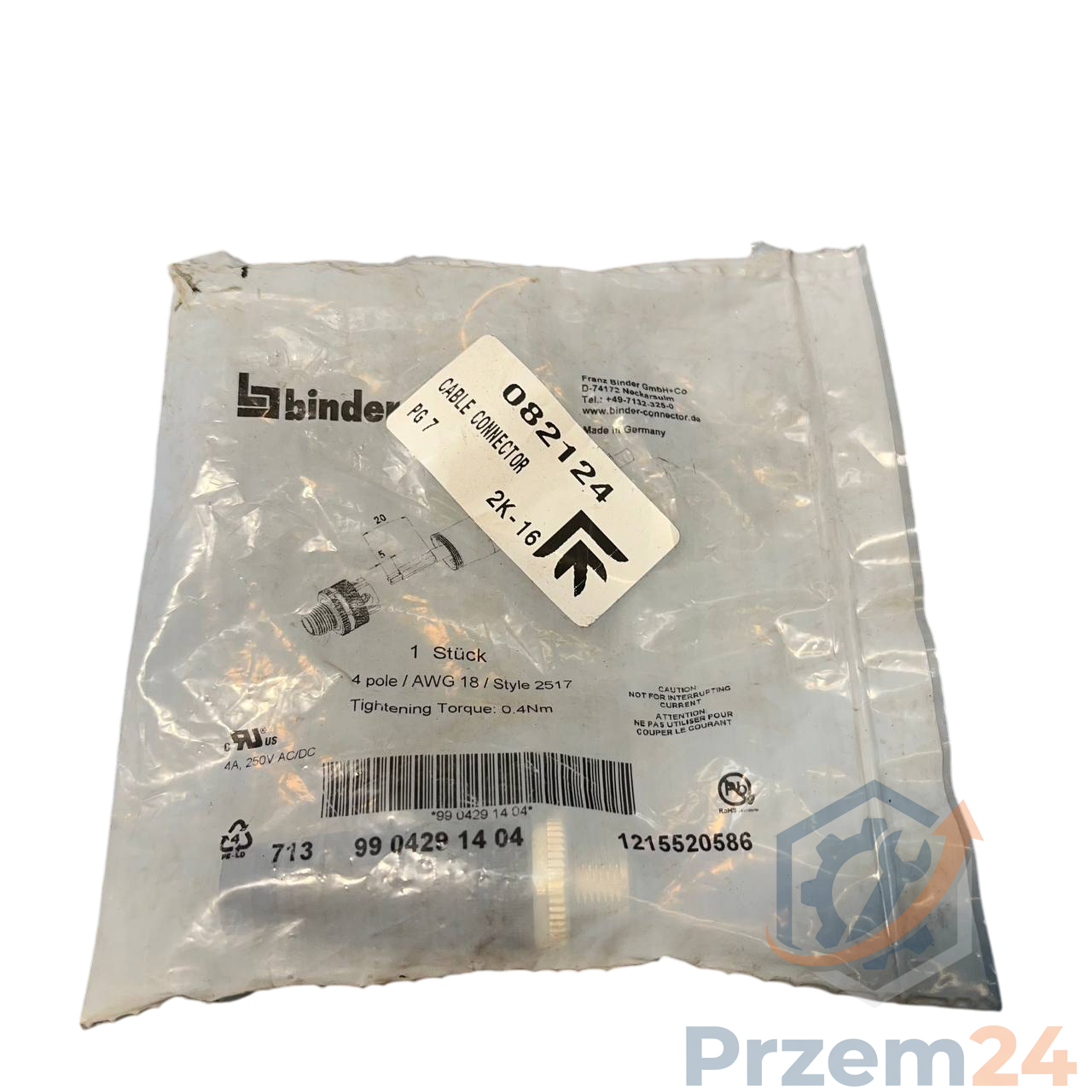 Binder-99-0429-14-04-9904291404-Stycznik-w-opakowanuy
