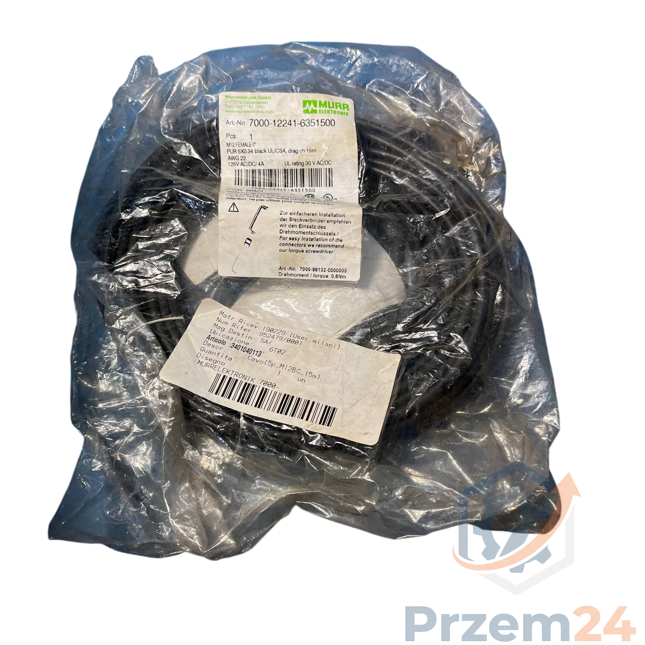 Murr-7000122416351500-Złącze-M12-żeńskie