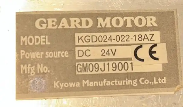 Kyowa-KGD02402218AZ-Fuji-GCG24034KY22-DC24V-Silnik-z-przekładnią-7