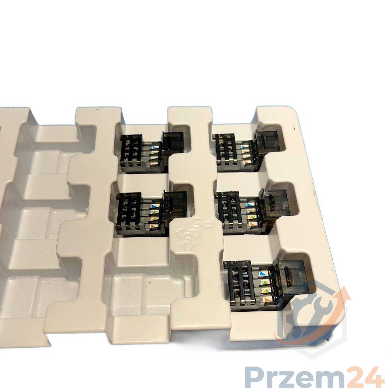 BrandRex-C6CJAKU002-Gniazdo-Cat6-beznarzędziowe-UTP-568B-(5-sztuk)
