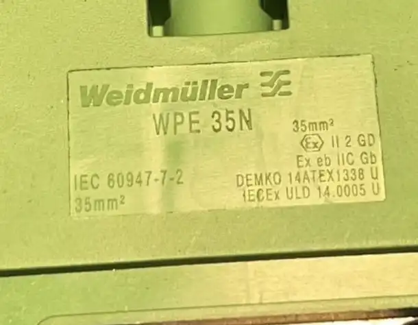 Weidmüller-WPE-35N-1717740000-Złączka-szynowa-Używana-3