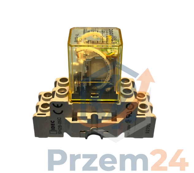 Idec-SH2B05C-RH2BULAC24V-Gniazdo-przekaźnika-z-przekaźnikiem