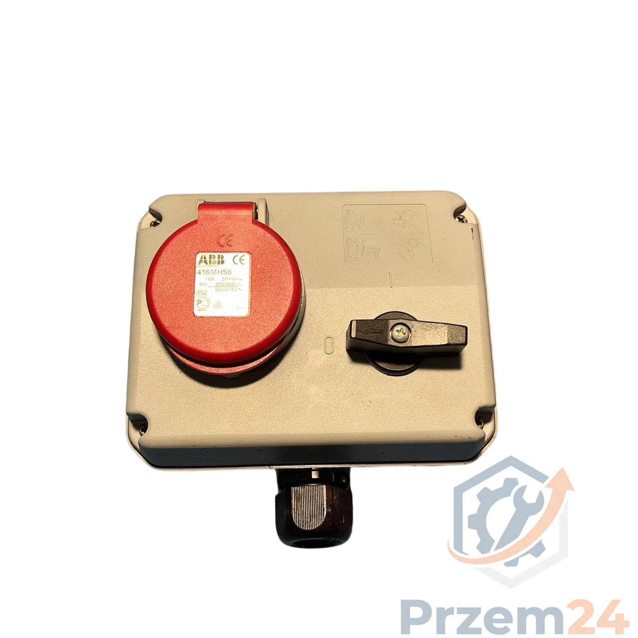 ABB-416MHS6-Gniazdo-z-wyłącznikiem-16A