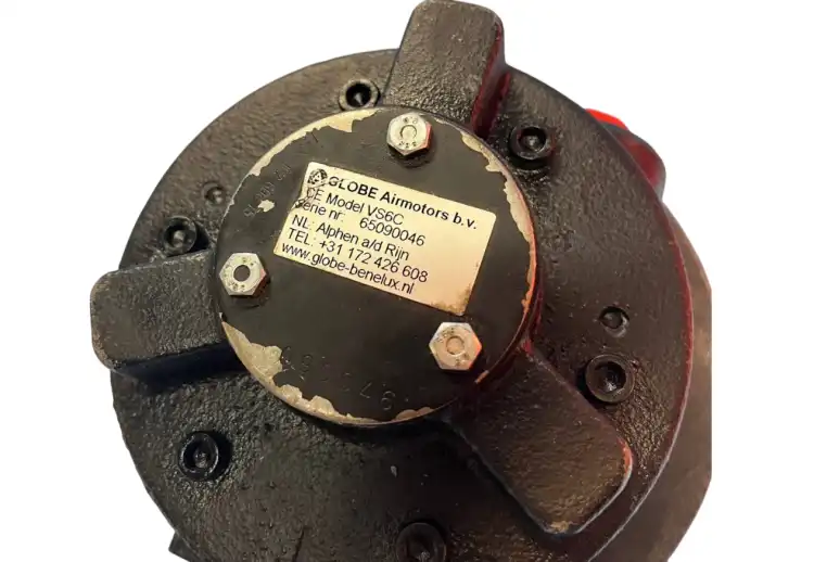 Globe-VS6C-A15006500-Silnik-pneumatyczny-3.4kW-10.5Nm-3000rpm-6