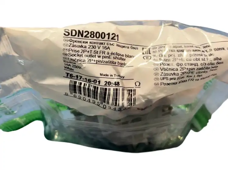 Schneider-SDN2800121-Sedna,-gniazdo-pojedyncze-2P+PE-2