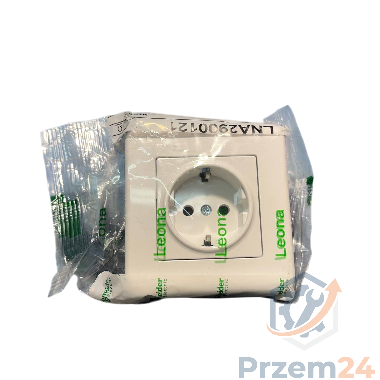 Schneider-LNA2900121-Leona-gniazdo-pojedyncze-z-bocznym-uziemieniem-–