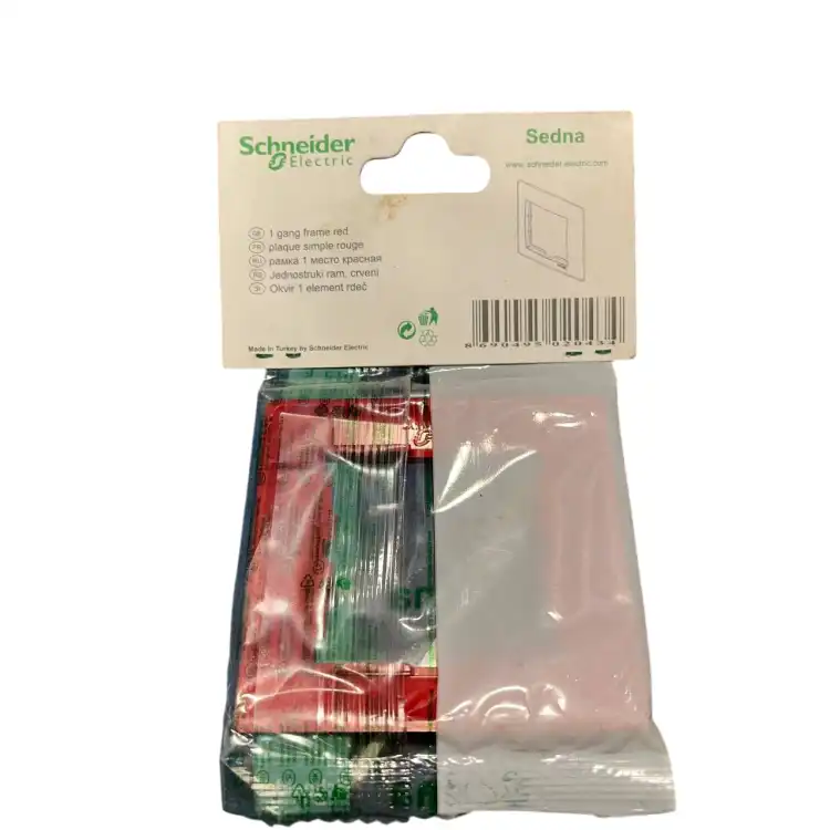 Schneider-SDN5800241-Sedna,-ramka-1krotna,-czerwona-4