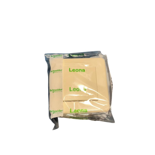 Schneider-LNA0100323-Leona,-łącznik-1biegunowy,-kremowy