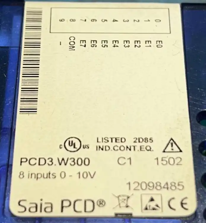Saia-PCD3.W300-Moduł-analogowy-8-wejść-010V-5