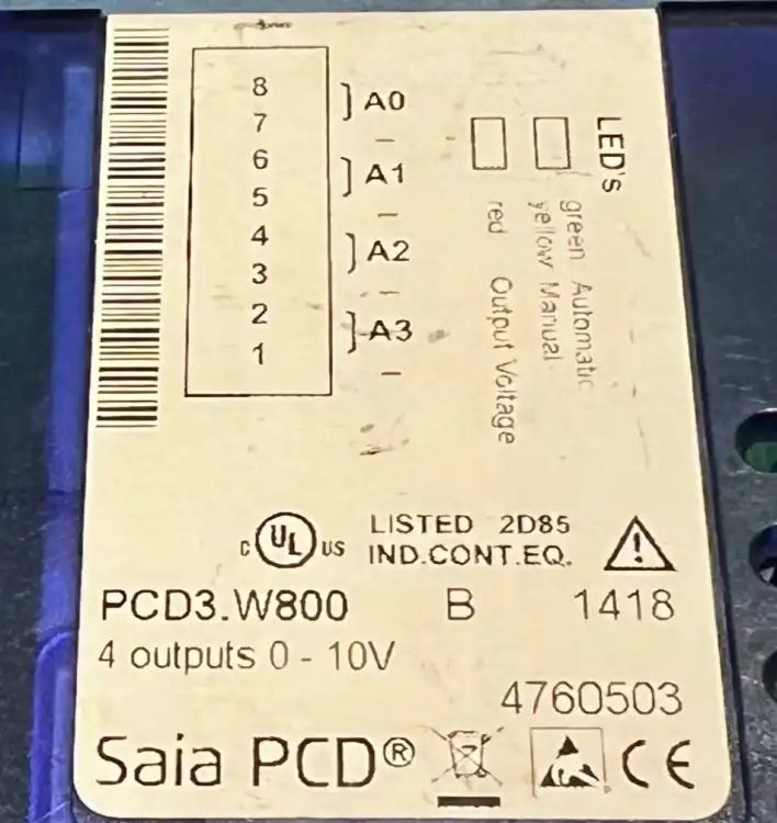 Saia-PCD3.W800-Moduł-wyjść-analogowych-4-wyjścia-010V-5