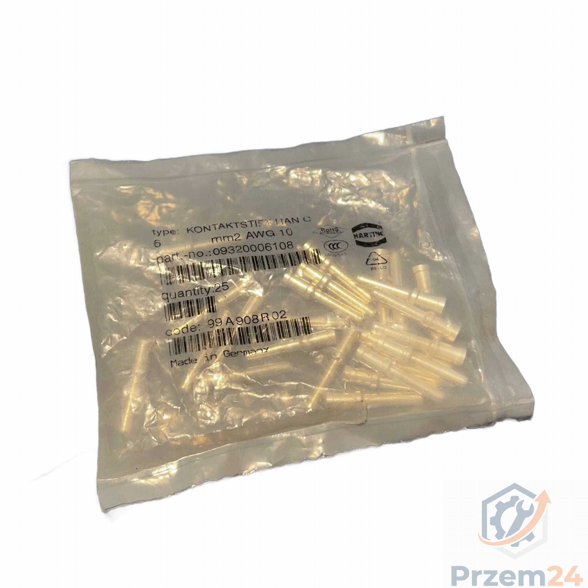 Harting-09320006108-Han-C-Styk-męski-(25-szt)