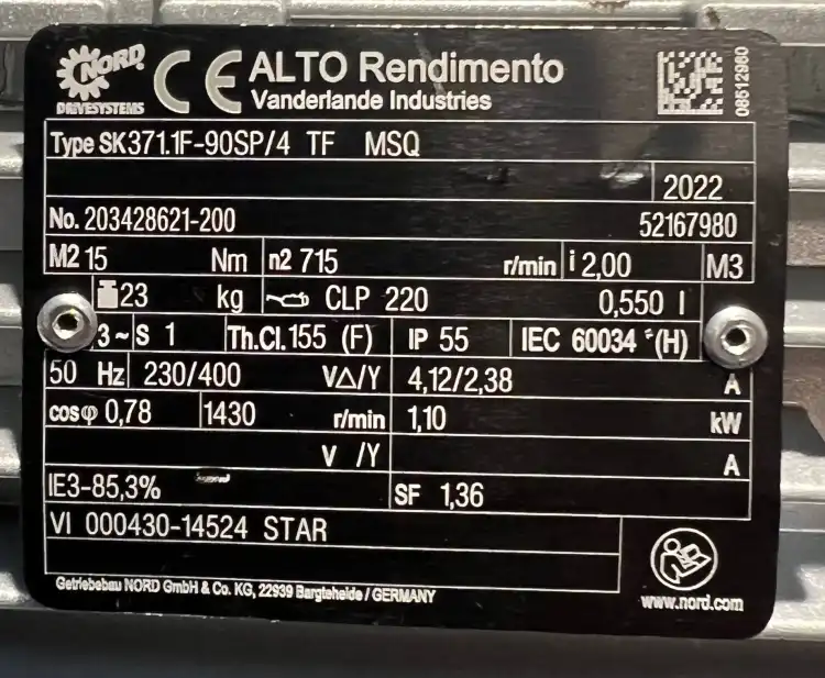 NORD-SK371.1F90SP-4-TF-MSQ-Motoreduktor-1,1-kW-1430-r-min-5