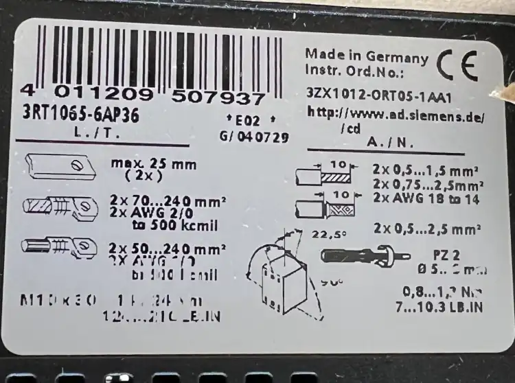 Siemens-3RT10656AP36-Stycznik-mocy-132KW-400V-5