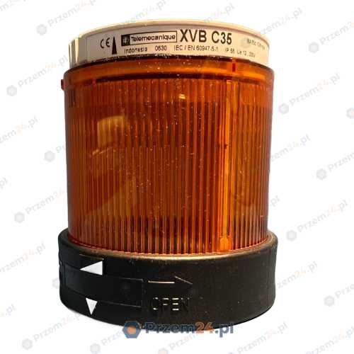 TELEMECANIQUE-XVB-C35-084508-Pomarańczowa-lampa-sygnalizacyjna-230V-2