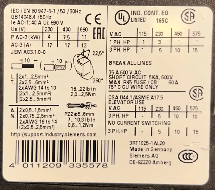 SIEMENS-3RT10251AL20-Stycznik-4