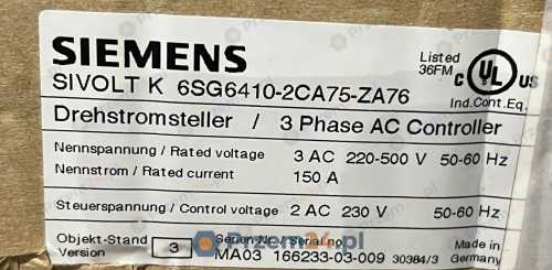 Siemens-6SG64102CA75ZA76-6SG63171AA08-Servo-Drive-2