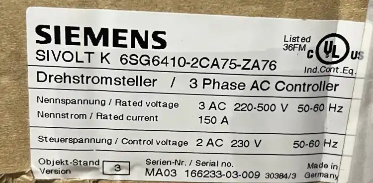Siemens-6SG64102CA75ZA76-6SG63171AA08-Servo-Drive-2