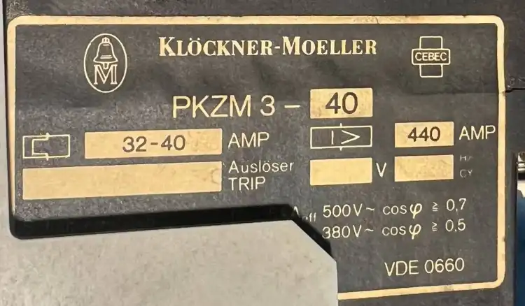KLOCKNER-MOELLER-PKZM340-PKZM340-Wyłącznik-silnikowy-3240AMP-3