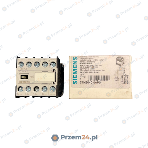 SIEMENS-3TH20400AP0-3TH2-40E-Stycznik-4biegunowy-4NO-240V-10A-2