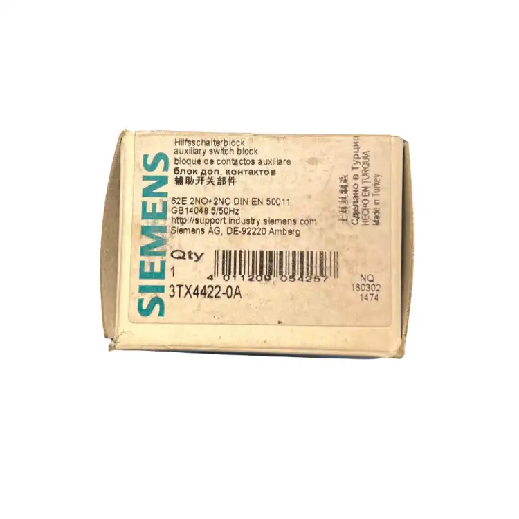 SIEMENS-3TX44220A-STYK-POMOCNICZY-62E-2NO+2NC-10A-240V