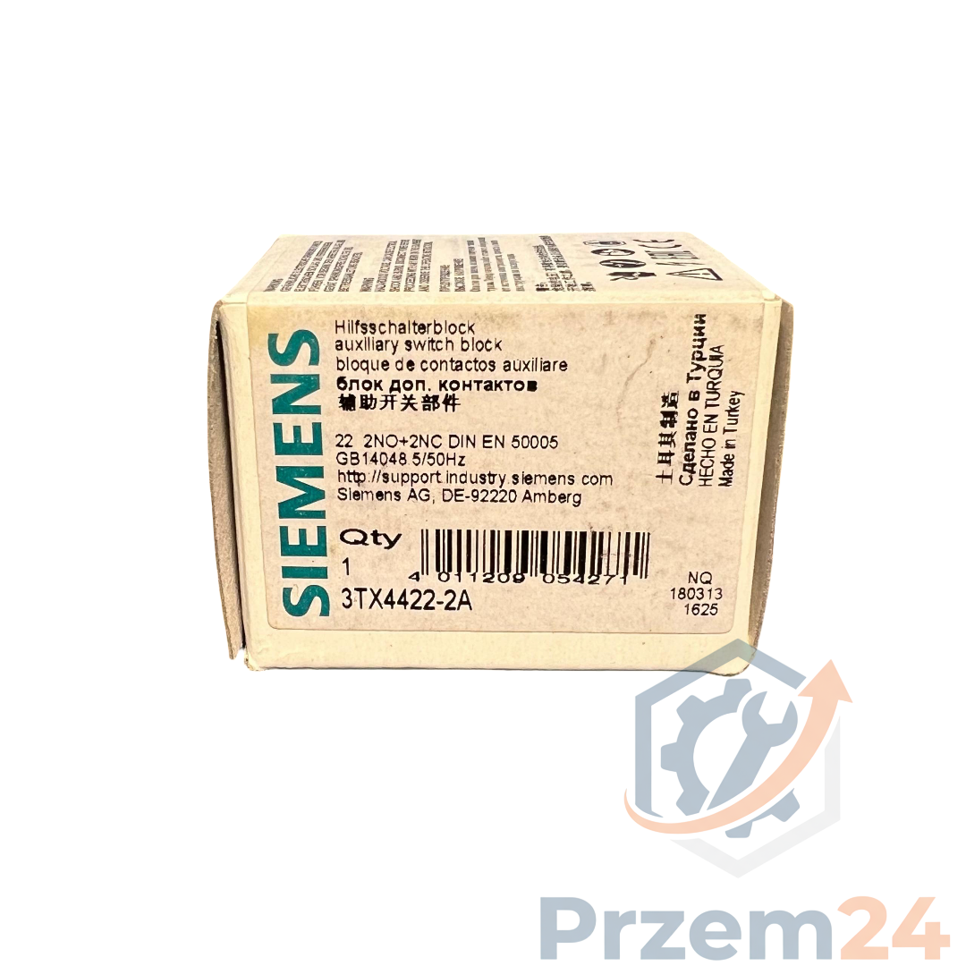 SIEMENS-3TX44222A-STYCZNIK-POMOCNICZY-2NO+2NC