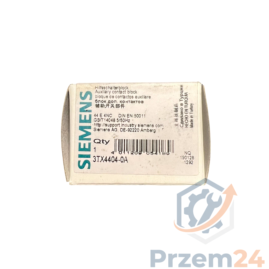 Siemens-3TX44040A-Styk-pomocniczy-44E-4NC