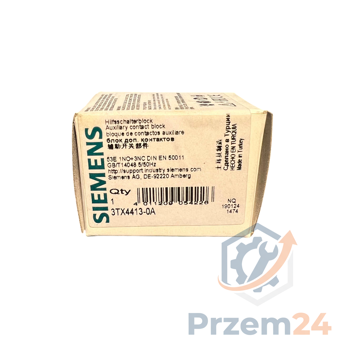 Siemens-3TX44130A-Styk-Pomocniczy-53E-1NO+3NC