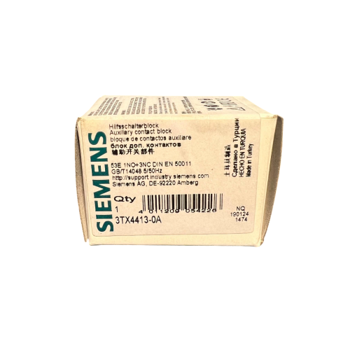 Siemens-3TX44130A-Styk-Pomocniczy-53E-1NO+3NC
