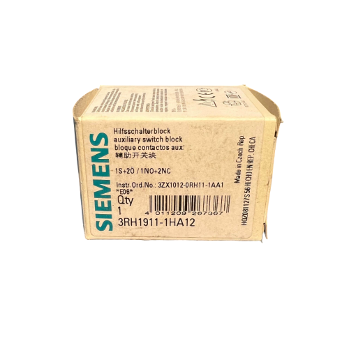 SIEMENS-3RH19111HA12-Styk-pomocniczy-22E-1NO+2NC