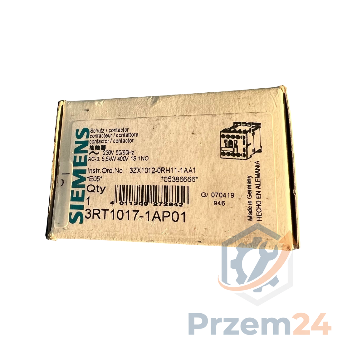 Siemens-3RT10171AP01-Stycznik-3biegunowy-1NO-230V-50-60Hz