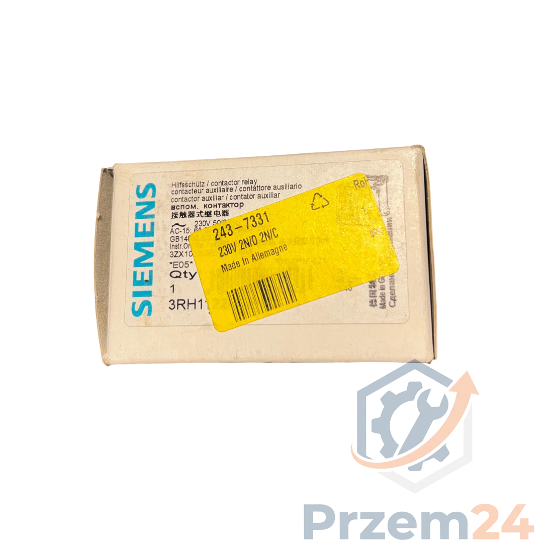 SIEMENS-3RH11221AP00-Stycznik-4biegunowy-22E-2NO-2NC-230V-50-60Hz