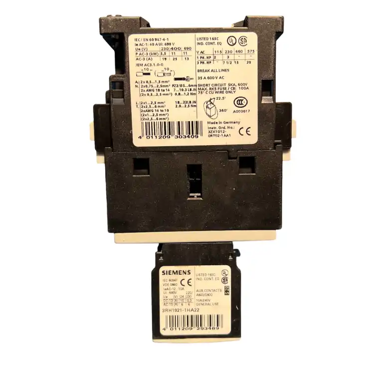 SIEMENS-3RT10261AP04-Stycznik-3biegunowy-2NC+2NO-230V-50Hz-3