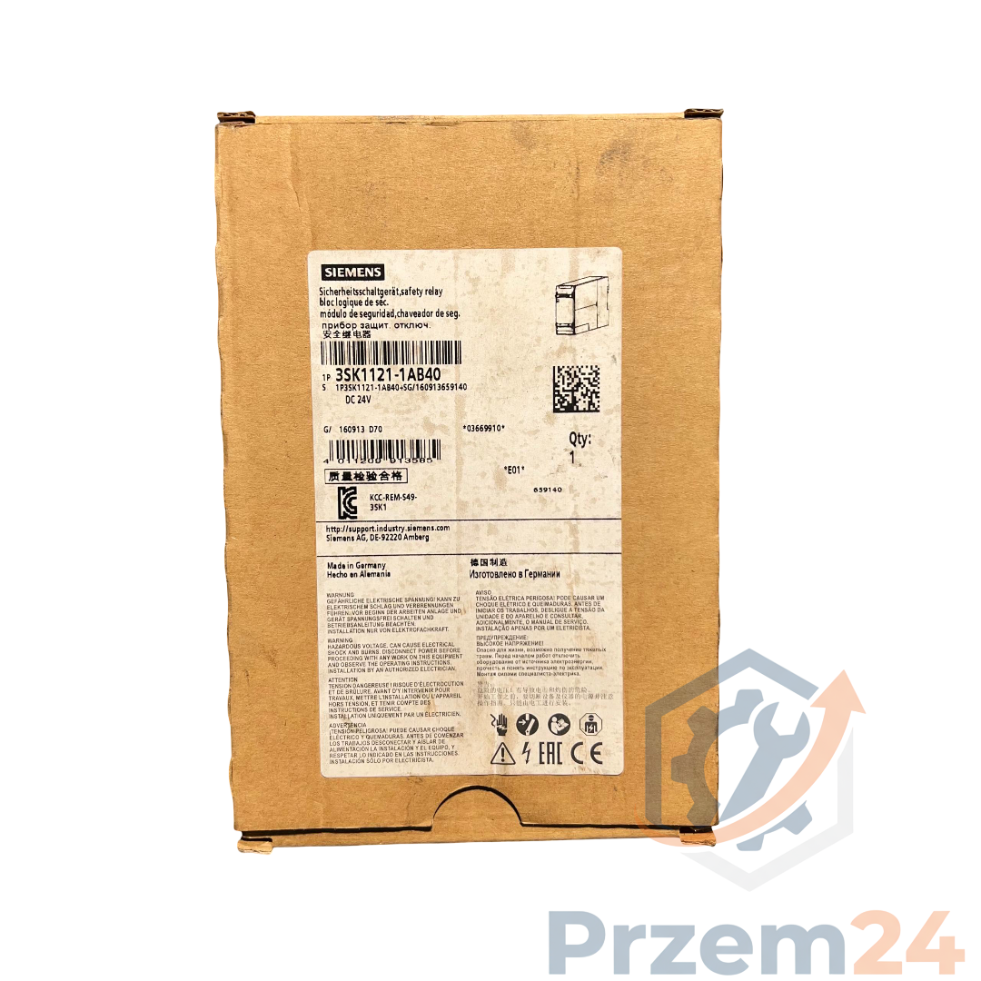 SIEMENS-3SK11211AB40-Przekaźnik-bezpieczeństwa-24V