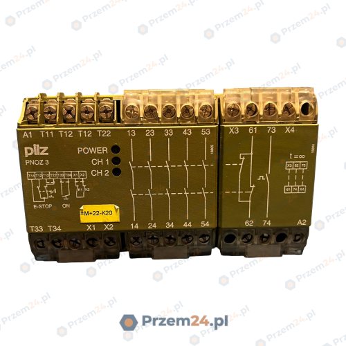 PILZ-474854-PNOZ-3-PNOZ-3.2-24VDC-5S-1O-1W-Przekaźnik-bezpieczeństwa-2
